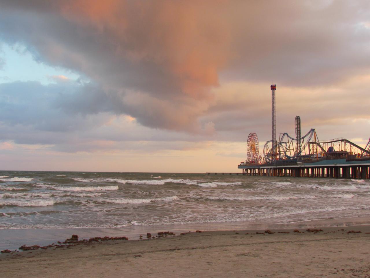 GALVESTON sur les rives du Golfe du Mexique à 30 km de HOUSTON