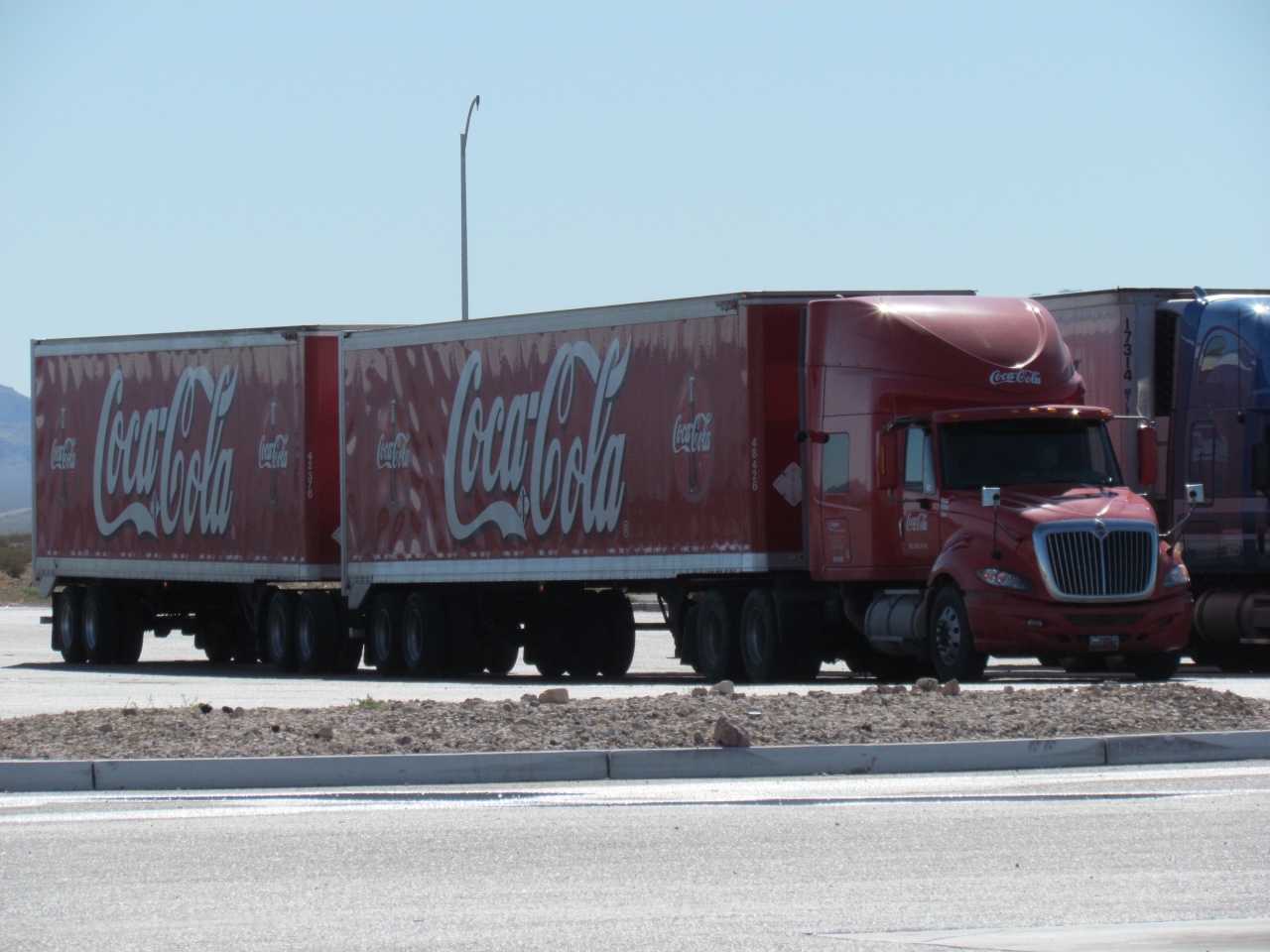 le camion COCA-COLA!