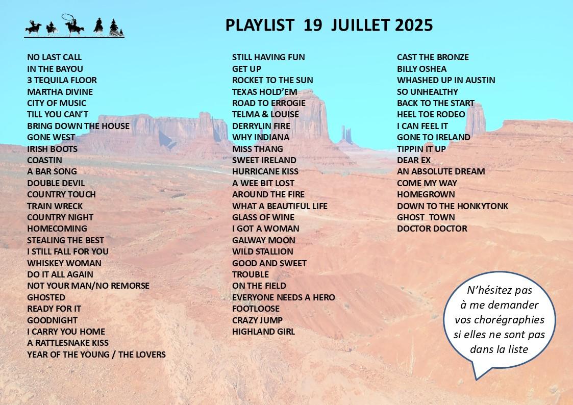 Playlist 19 juillet 2025
