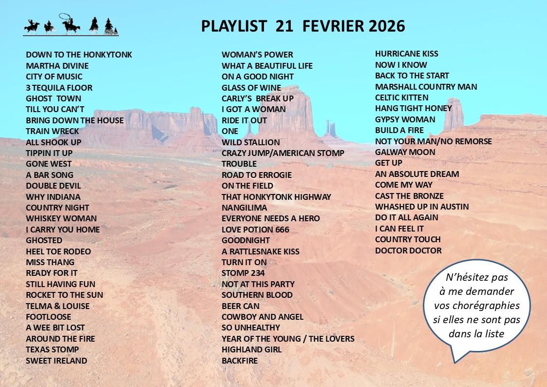 Playlist 21 fevrier 2026