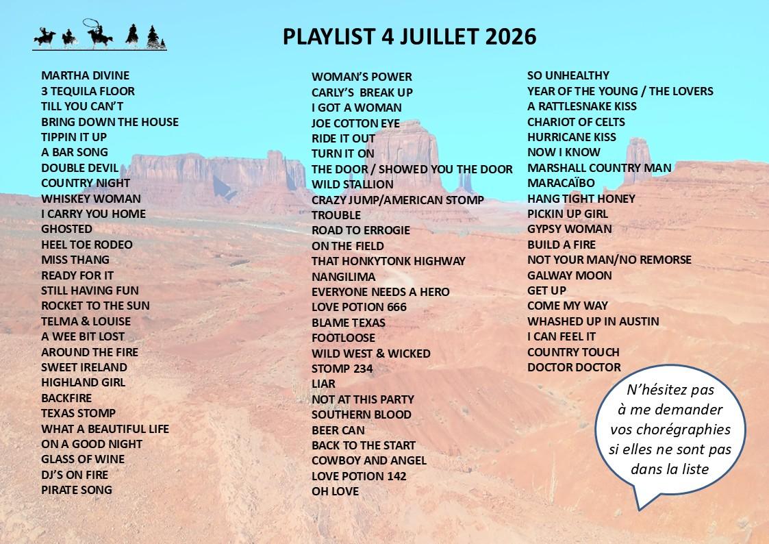 Playlist 4 juillet 2026