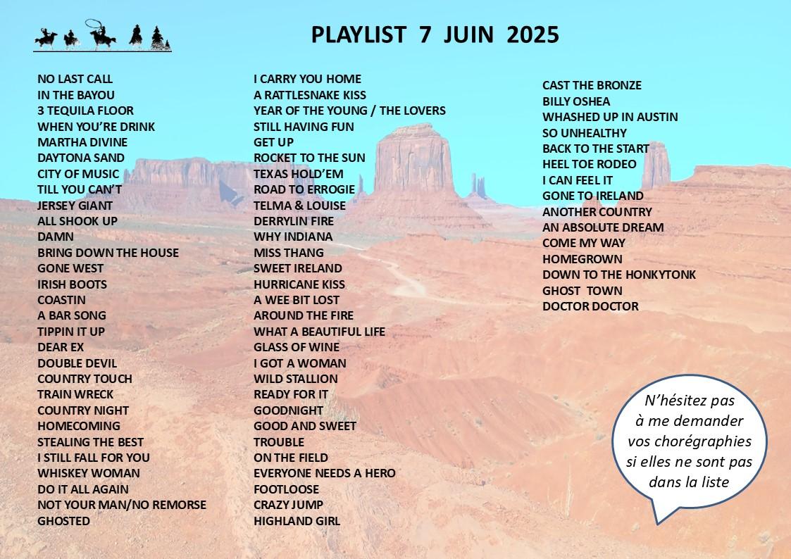 Playlist 7 juin 2025
